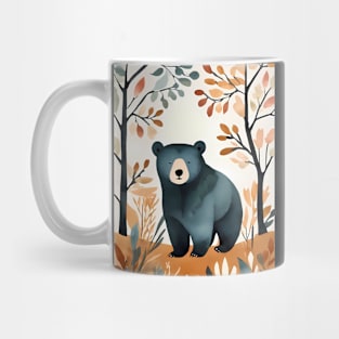 Scandinavian watercolor bear Mug